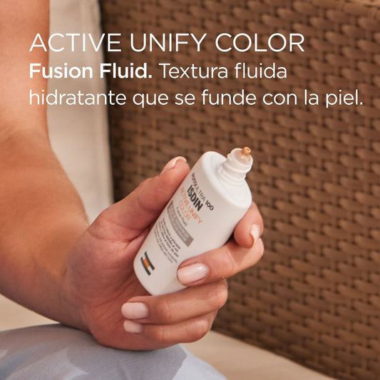 Foto Ultra 100 ISDIN Active Unify Color Fusion Fluid SPF 50+ *pre orden*